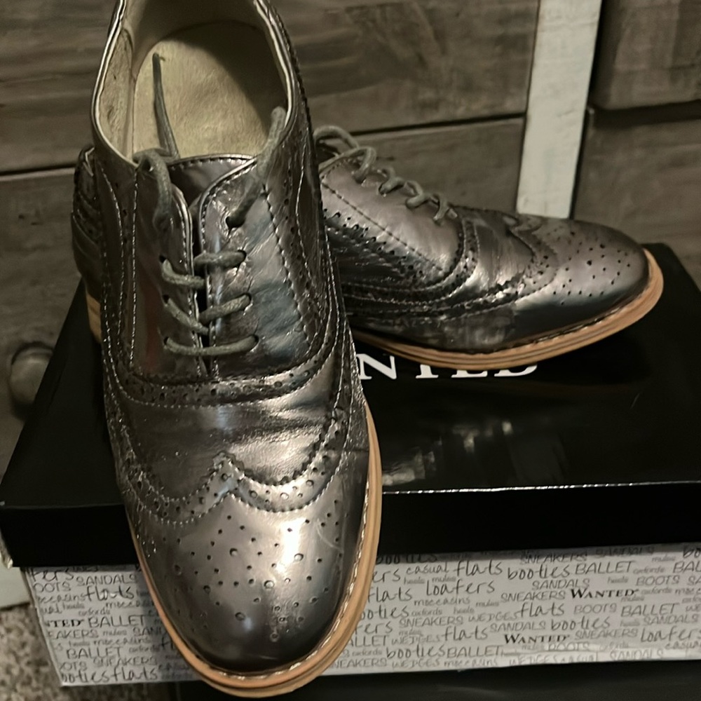7.5, Pewter, dress shoes